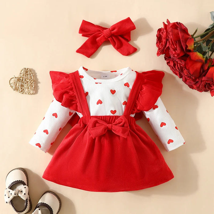 Heart Suspender Skirt Outfit