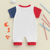 USA Color Patch Romper