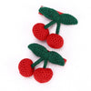 2 Pack Cherry Hair Clips
