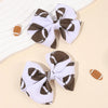 2 Pack Football Bow Clips