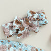 Floral Footie Onesie & Bow