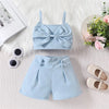 Solid Ella Bow Top & Shorts