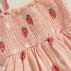 Summer Strawberry Flower Dress