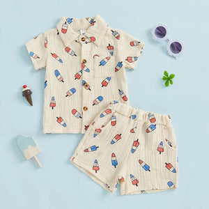 Collared Ice Pop Summer Outfit