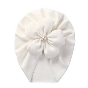 Pearl Flower Turban Hat