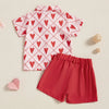 Bow Tie Hearts Valentine's Outfit