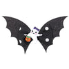 Sparkly Halloween Bow Clip