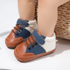 Color Patch Strap Shoes