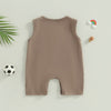 Solid Simon Pocket Romper