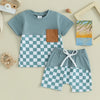 Checkered Sheldan Shirt & Shorts