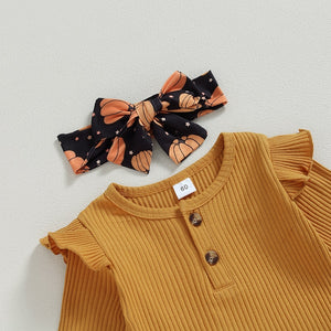 Pumpkin Fall Bell Bottoms Outfit