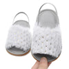 Furry Sparkle Sandals