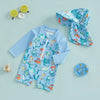 Ocean Waters Swimsuit & Hat