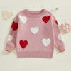 Knitted Valentine Heart Sweater