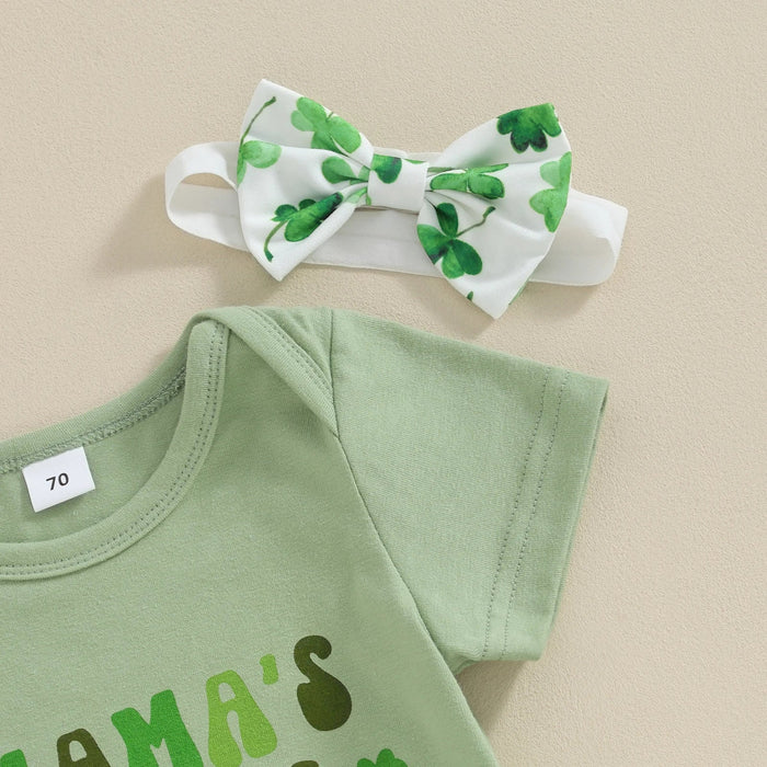 Mama's Lucky Charm Clover Outfit