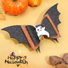 Sparkly Halloween Bow Clip
