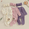 Ruffled Rosalie Footie Onesie & Bow