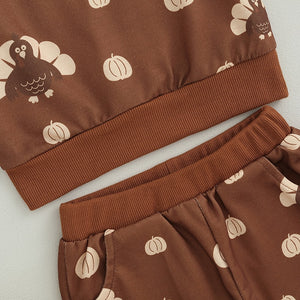 Turkey Thanksgiving Jogger Set