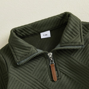 Sedrick Solid Zipper Outfit
