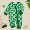 Checkered Clover Onesie