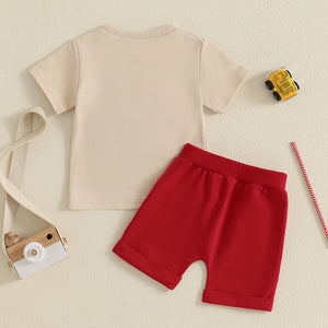 Fuzzy Tractor T-shirt & Shorts
