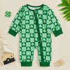 Checkered Clover Onesie