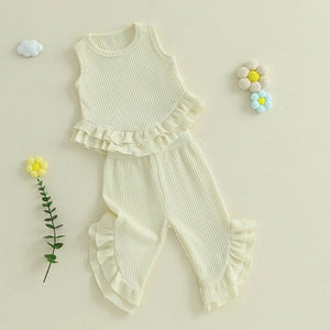 Solid Ruffled Marion Outfit
