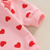 Heart Ruffle Onesie & Bow