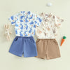 Button Up Easter Shirt & Shorts