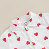 Collared Heart Shirt & Shorts