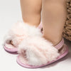 Faizah Furry Sandals