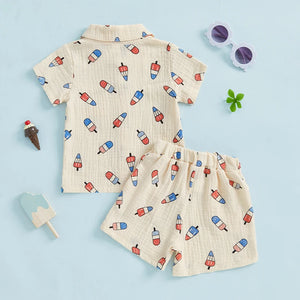 Collared Ice Pop Summer Outfit
