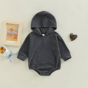 Hooded Baylor Pocket Onesie