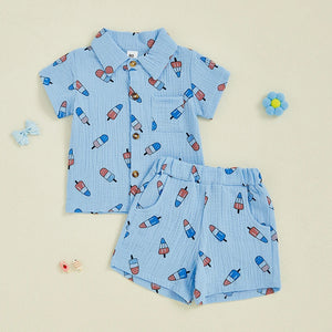 Collared Ice Pop Summer Outfit