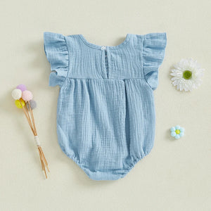 Flower Ruffle Onesie