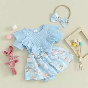 Spring Easter Dress & Headband