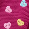 Candy Heart Knitted Love Sweater