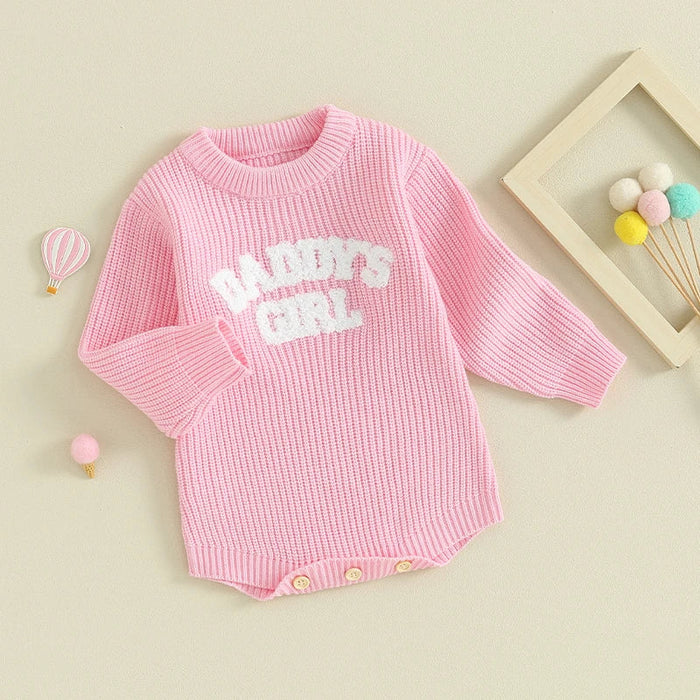 Knitted Daddy's Girl Onesie