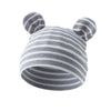 Striped Ear Beanie Hat