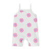 Ribbed Summer Flower Romper