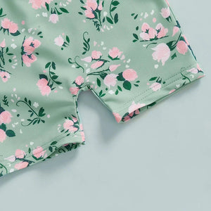 Blossoming Flower Swimsuit & Hat
