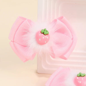 2 Pack Fruit Hair Clips