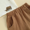 Highland Cattle Button Shirt & Shorts