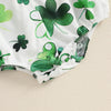 Collared Bow Tie Clover Onesie