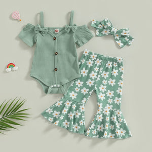 Flower Babe 3 Piece Outfit