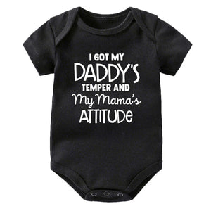 Daddy's Temper & Mama's Attitude Onesie