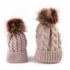 Matching Mom & Baby Pompom Hat