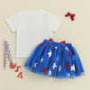 USA Star Skirt Outfit