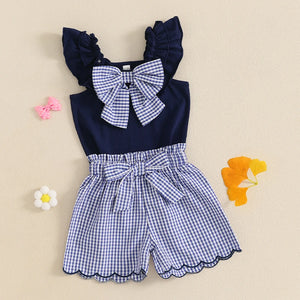 Plaid Paloma Bow Outfit