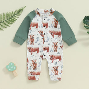 Button Farmer Onesie